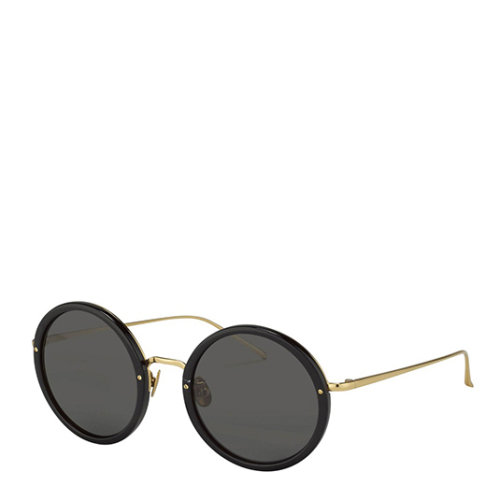 lindafarrow琳达法罗中性复古圆形太阳镜防uvlfl239c11sun