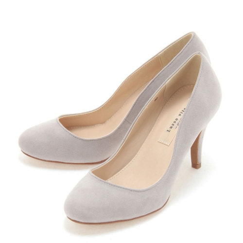 nanouniverse 女士绒面革纯色基本款高跟鞋9999155172451