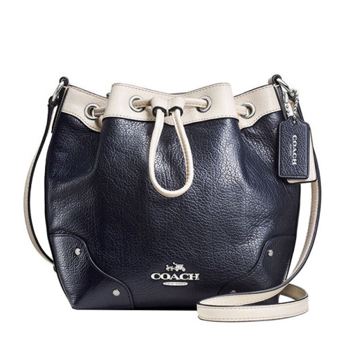 coach/蔻驰 牛皮 女士单肩斜挎包水桶包 37682