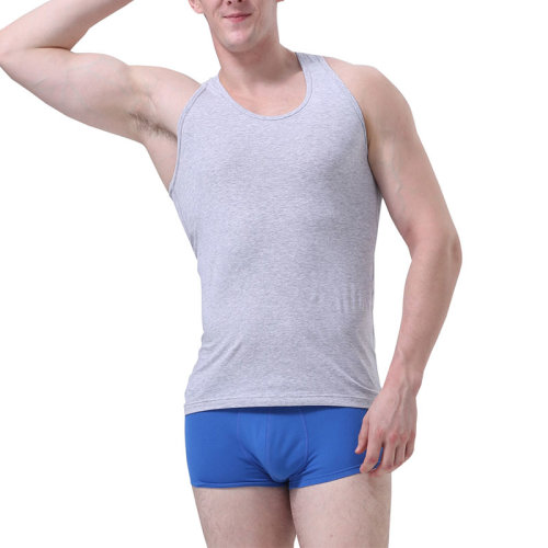 byford/百富男士背心棉质运动汗衫打底衫修身弹力打底内衣男mw7300