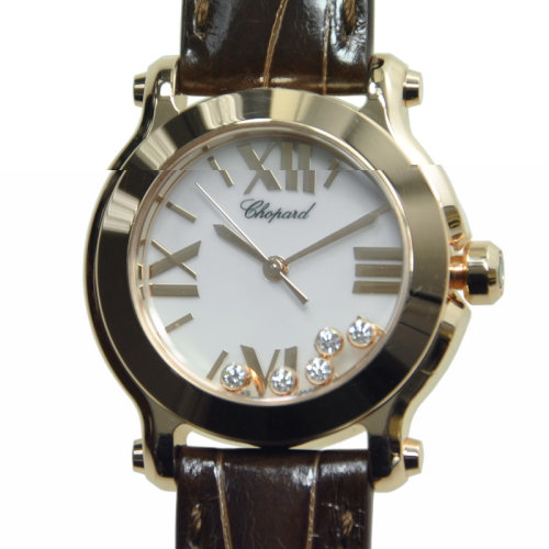 chopard 萧邦 happy sport 系列 女装钻石手表 274189-5010