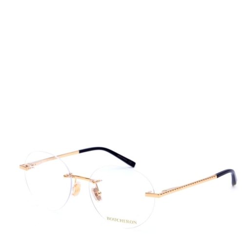 boucheron/宝诗龙眼镜架男女款无框时尚近视眼镜架bc0056o
