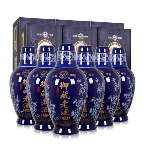 【fenjiu汾酒 白酒】汾酒 杏之源御藏老酒 53度 475ml*6【正品 价格