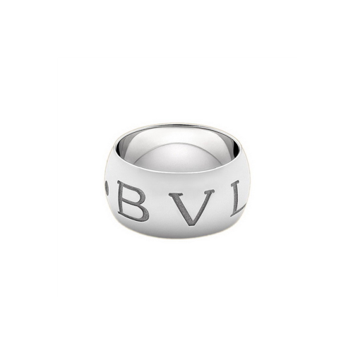 bvlgari/宝格丽 monologo系列 18k白金 复古戒指an854491