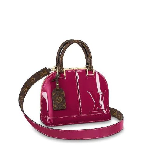 louis vuitton/路易威登alma bb 女士皮质手袋(附lv品牌礼品袋)【99新