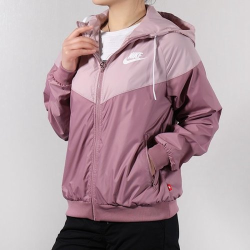 nike耐克女装 2019春季新款连帽运动休闲防风夹克外套上衣ar3093-515