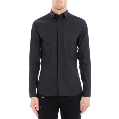 dior homme/迪奥桀傲 18年秋冬 男性 时尚 黑色 男士长袖衬衫 433c529