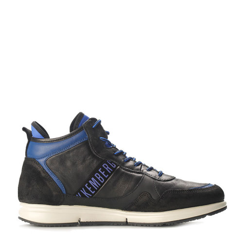 dirk bikkembergs迪克·贝肯鲍格男式皮鞋商务休闲鞋17春夏 黑色 42