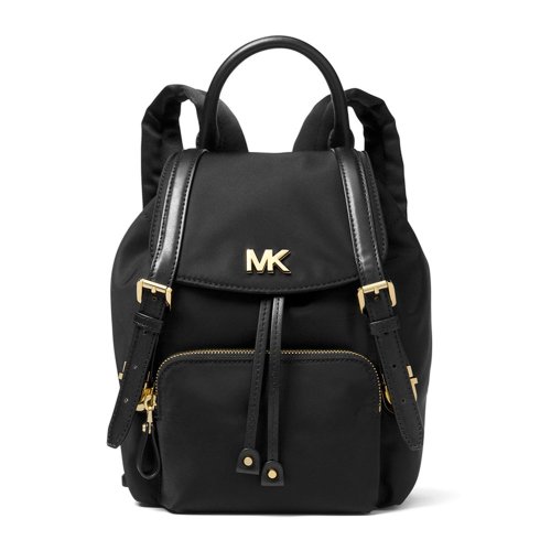 kors mk女款经典时尚mott系列 金金属配饰针扣式双肩包小号 30s8goxb1