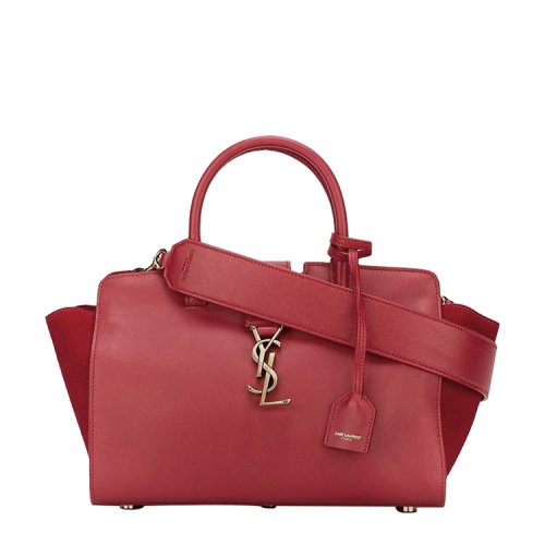 yves saint laurent/圣罗兰女士红色牛皮手提单肩两用包436834 bj5bw