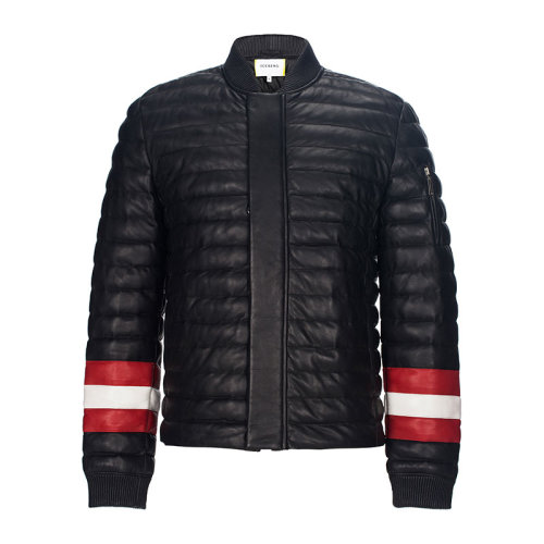 iceberg/冰山 男士皮衣外套黑色男士短裤立领 ib1b4e001