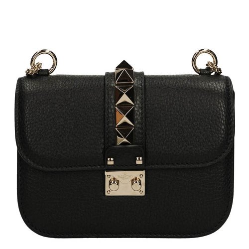 valentino/华伦天奴 20年春夏 马鞍包 女性 铆钉 复古 斜挎包 b0312