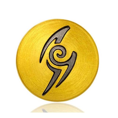 chow tai fook/周大福 预售 黄金日月星云电图腾转运珠r18909