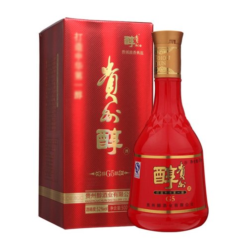 贵州醇 2015年g5酒 52度 500ml