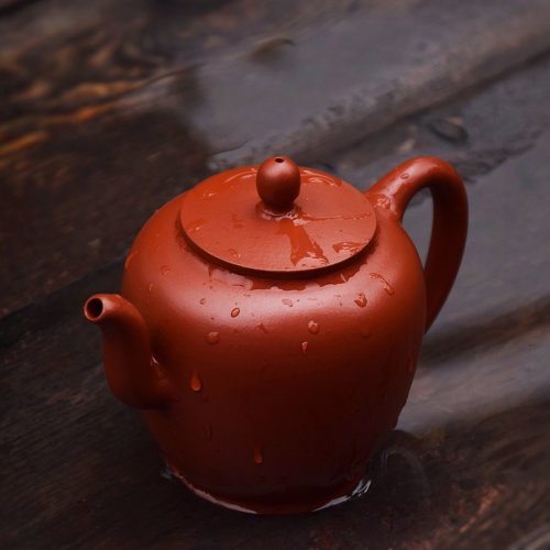 mingdeyuan/明德园 汉鼓 紫砂壶 全手工朱泥手拉壶 容量150cc 吴义永