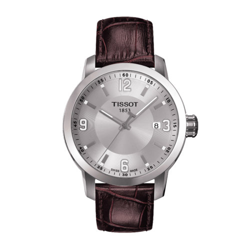 tissot/天梭手表prc200系列皮带石英男士手表t055.410.16.037.00