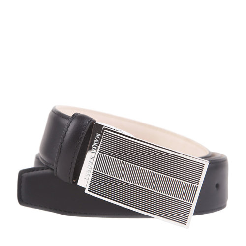 marja kurki/玛丽亚古琦 抛光方形扣牛皮男士腰带