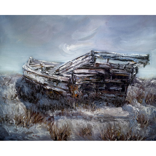 张莉《岁月》布面油画