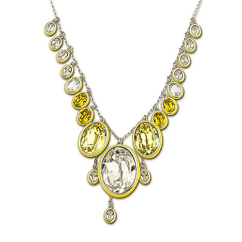 swarovski/施华洛世奇 阳光魅眼黄色水晶项链 1041010