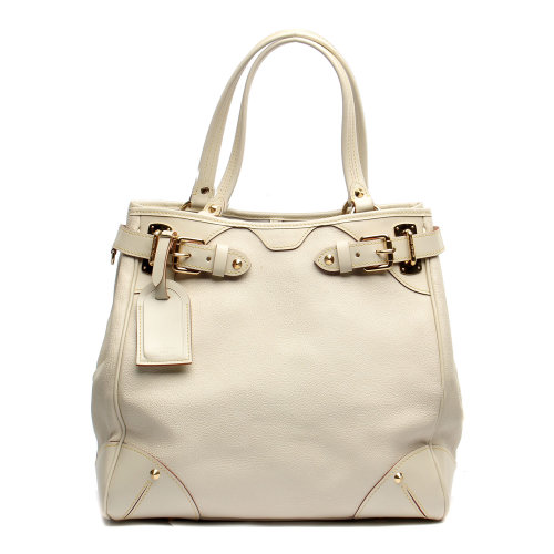 louis vuitton(路易·威登)女士米白色单肩包