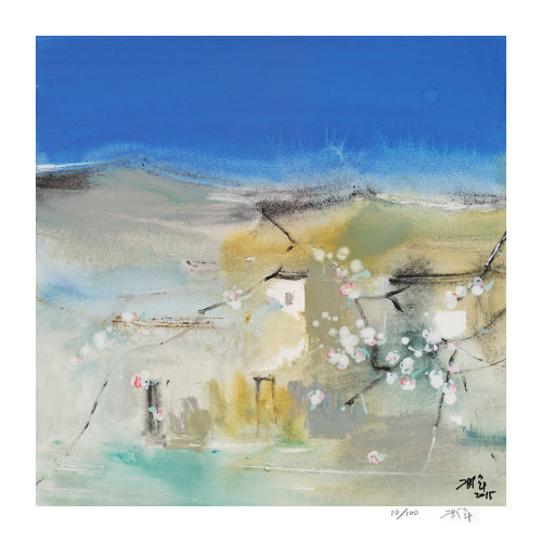 冯伟《静静的风景之八》 签名限量版画