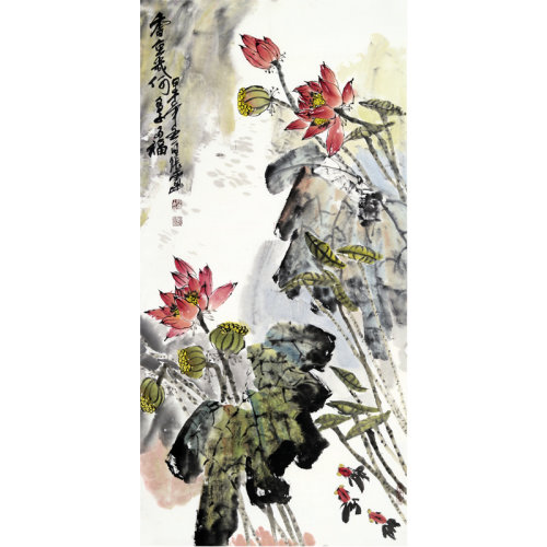 【mingjiahuayuan名家画院 传统水墨】张雷 《香重几何》传统水墨