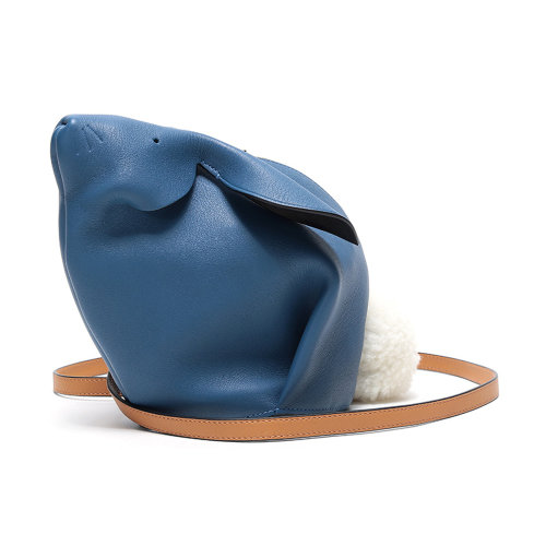 loewe/罗意威女士牛皮bunnymini兔子造型单肩斜挎包19930t35