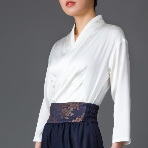 songfengyihao/宋风一号 时尚女装交领短衫s0011 女中式其他