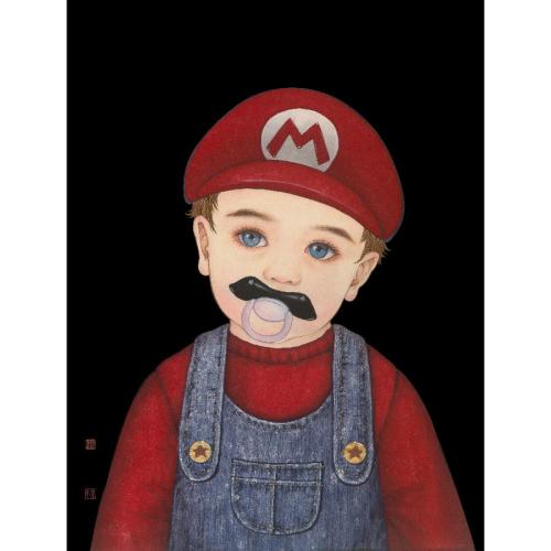 那小先《马里奥》/50x38cm/艺术微喷版画(1/99版)/38x50cm/数码版
