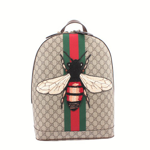 gucci/古驰 女士立体蜜蜂双g纹外拉链双肩包442892k2lzt8968-ba9905