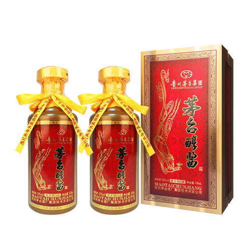 茅台醇酱封藏n30单瓶装 酱香型 53度 500ml 2瓶装