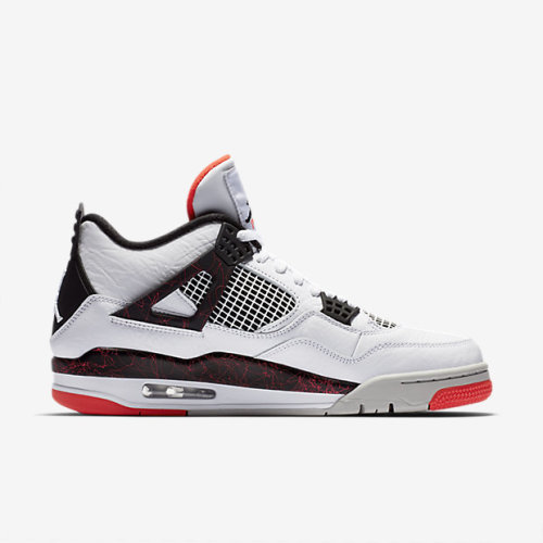 air jordan 4 aj4 兔八哥 大理石热熔岩白红 308497-116