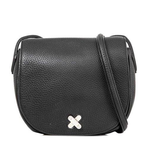 alexander wang/亚历山大·王 女士黑色牛皮单肩 斜挎包 【a级】