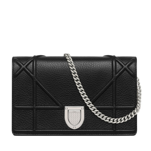 dior/迪奥 经典款diorama女士藤格纹图案粒面触感小牛皮斜挎包 (8色可