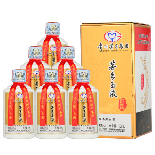 茅台酒茅乡玉液原浆小酒畅销小瓶版52度 100ml 6