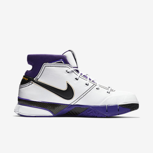 nike zoom kobe 1 zk1 科比一代 白紫 81分 aq2728-105