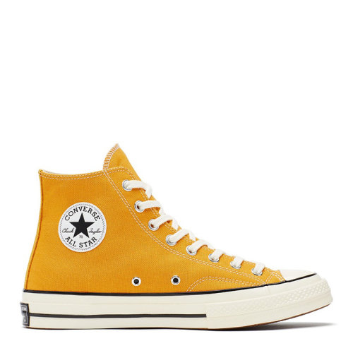 匡威converse 19秋冬 男女同款 高帮落叶黄三星标 1970s 帆布鞋