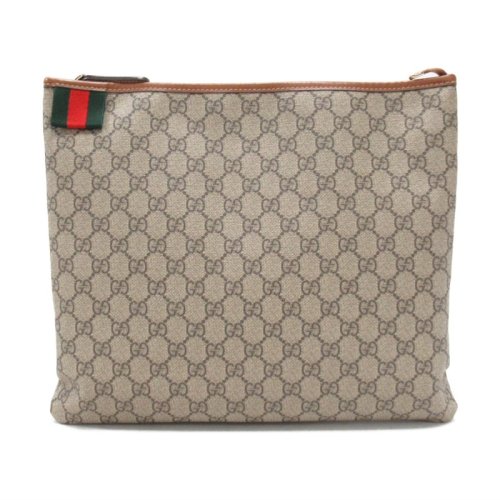 gucci/古驰 gg plus中性款式灰色系单肩包246412【a级已使用】