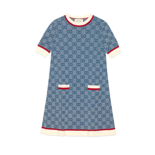 gucci古驰女装19春夏女士gg针织连衣裙裙装裙子579787xkari4354
