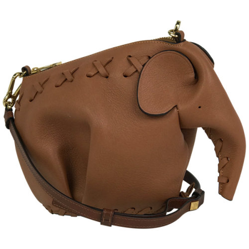 loewe/罗意威 蕾丝外缝小象包(皮革) 【ab已使用】