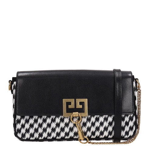 givenchy/纪梵希 19年春夏 小方包 女性 格子 logo 黑色 斜挎包 bb508