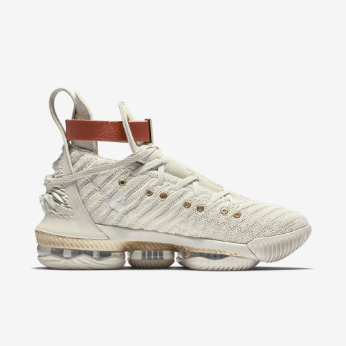 耐克nike lebron 16 hfr 詹姆斯16 米白浮雕雄狮 女子篮球鞋 bq6583