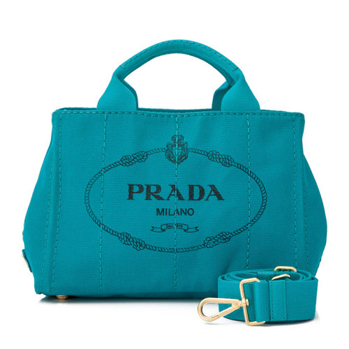 prada/普拉达 女士帆布字母印花手提包 【a级】