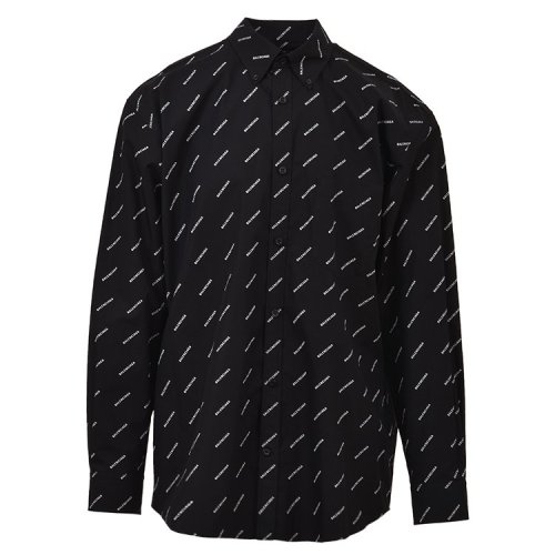 balenciaga/巴黎世家 19年秋冬 翻领 男性 花纹 复古 男士长袖衬衫