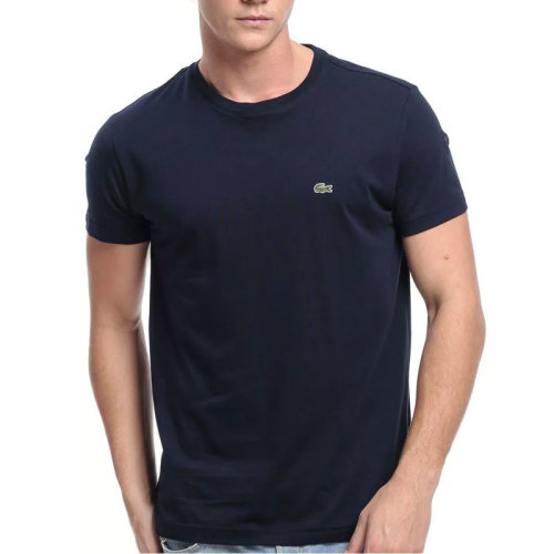 lacoste/鳄鱼 春夏款 男款 v领 简约 纯色 短袖 棉质 休闲t恤 男士t恤
