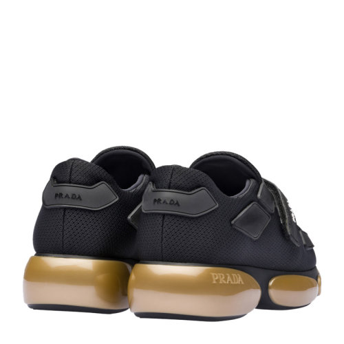 【PRADA普拉达 女士休闲运动鞋】PRADA/普拉达 【19秋冬新款】Cloudbust系列 女士时尚logo标识魔术贴休闲运动鞋跑步鞋小白 ...