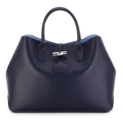 longchamp/珑骧女士roseau系列牛皮大号手提包1681871006