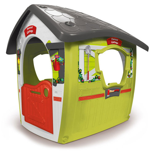 injusa室内儿童大型森林小屋幼儿园儿童塑料房子过家家玩具
