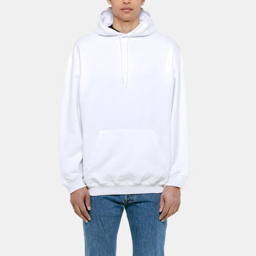 balenciaga/巴黎世家 【包邮包税】廓形白色男士卫衣连帽衫 556143-t