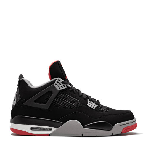 nike耐克 air jordan 4 bred aj4黑红公牛复刻篮球鞋 308497-060